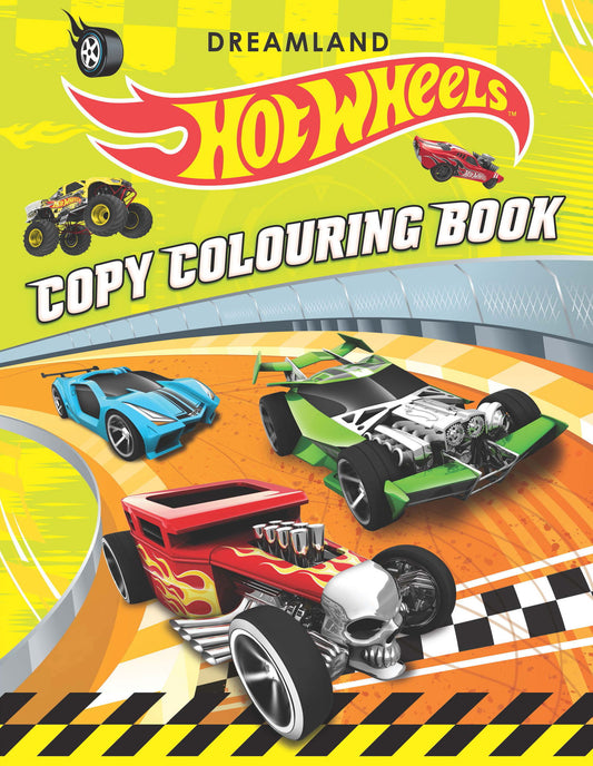 Hot Wheels Copy Colouring Book - Tinycubs - 