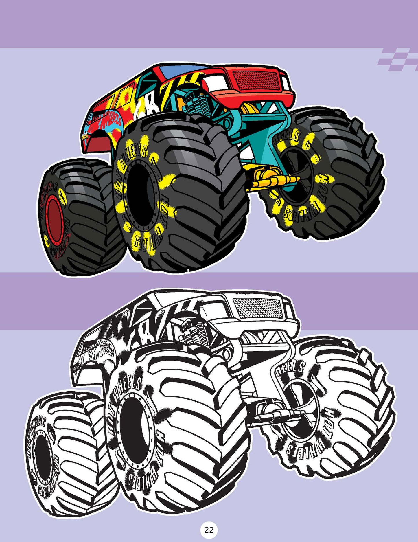 Hot Wheels Copy Colouring Book - Tinycubs - 