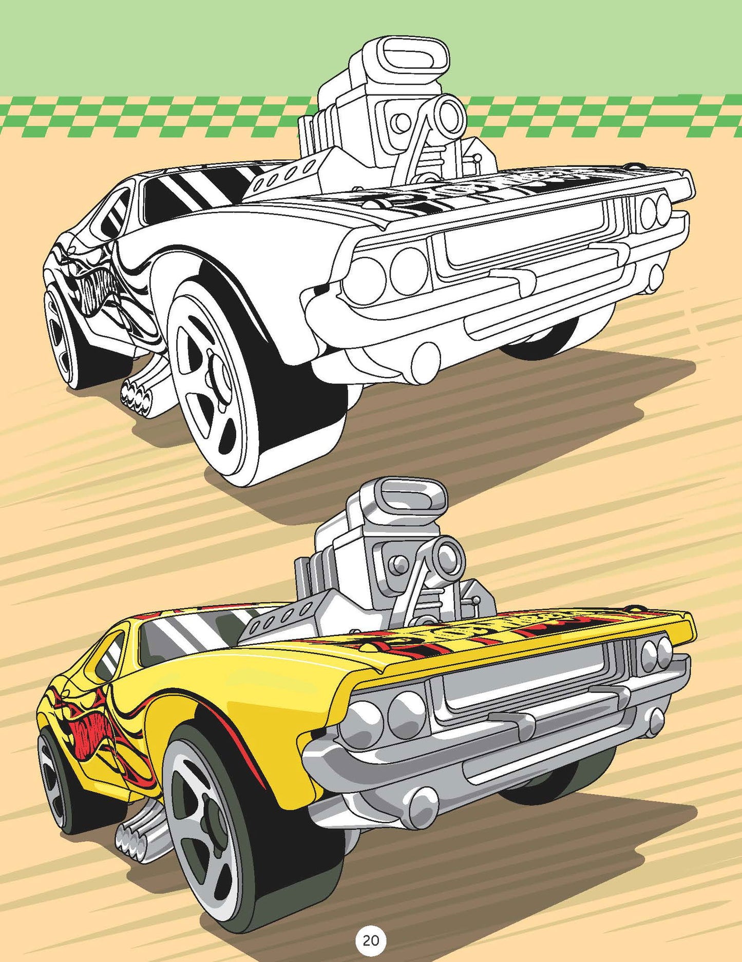 Hot Wheels Copy Colouring Book - Tinycubs - 
