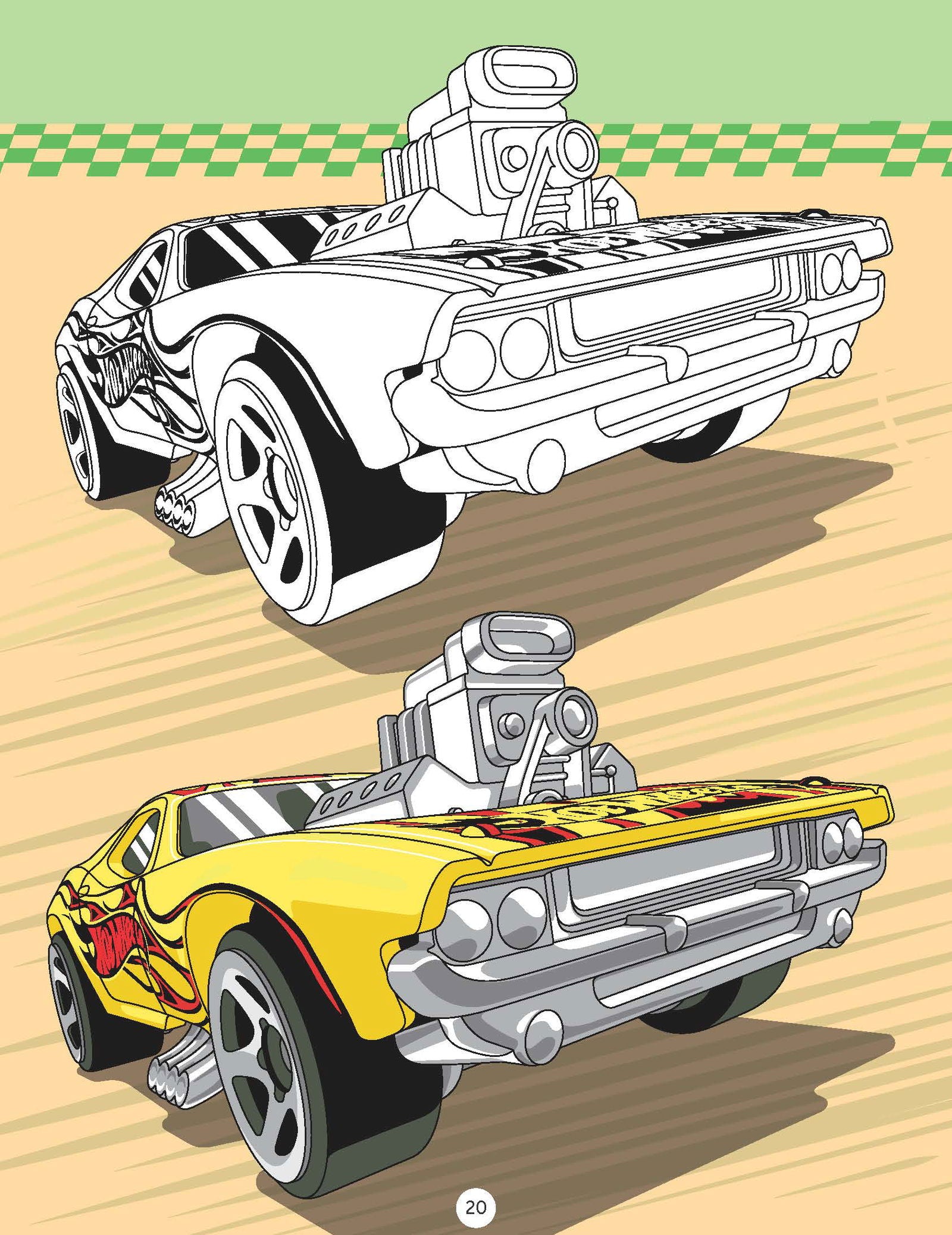 Hot Wheels Copy Colouring Book - Tinycubs - 