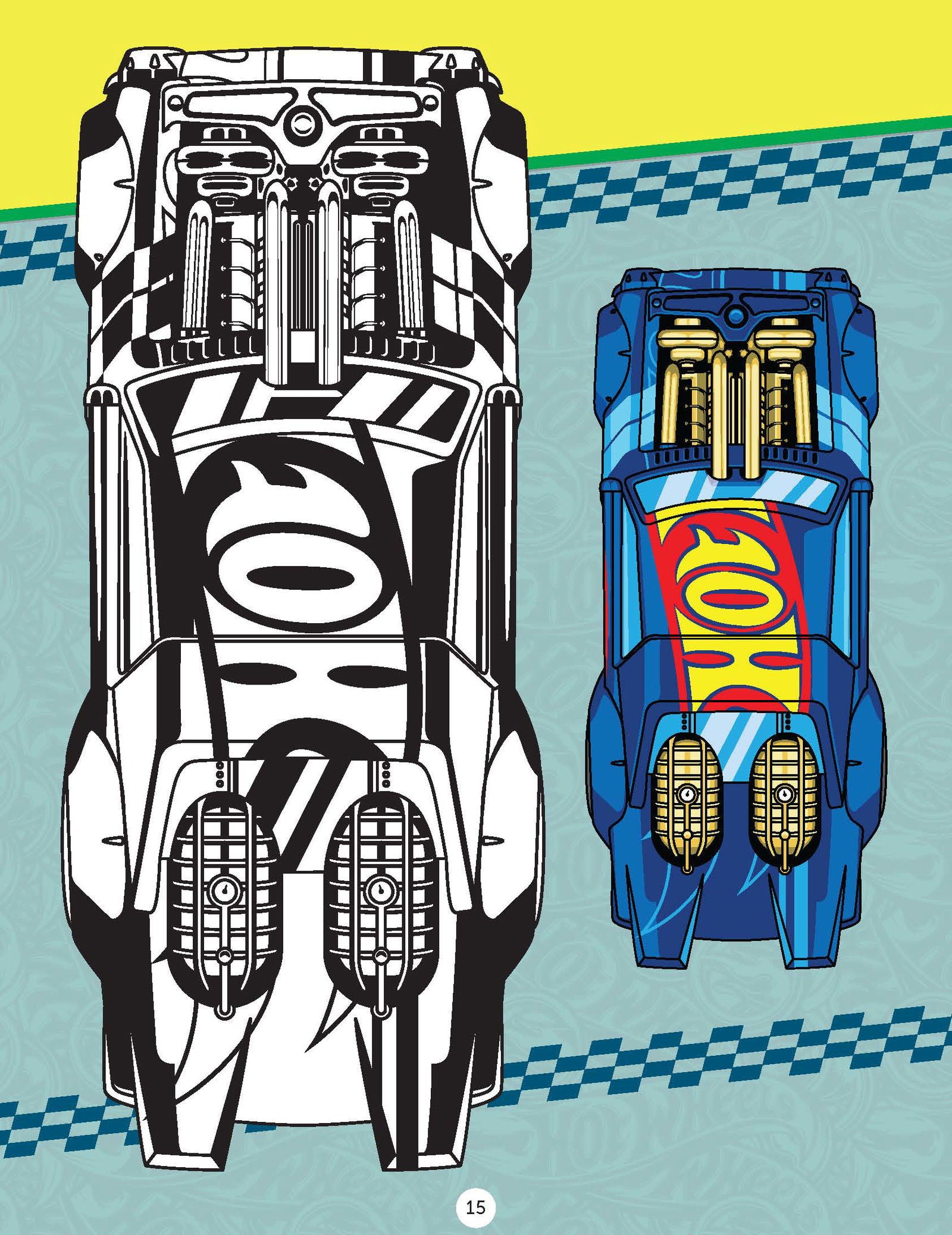 Hot Wheels Copy Colouring Book - Tinycubs - 