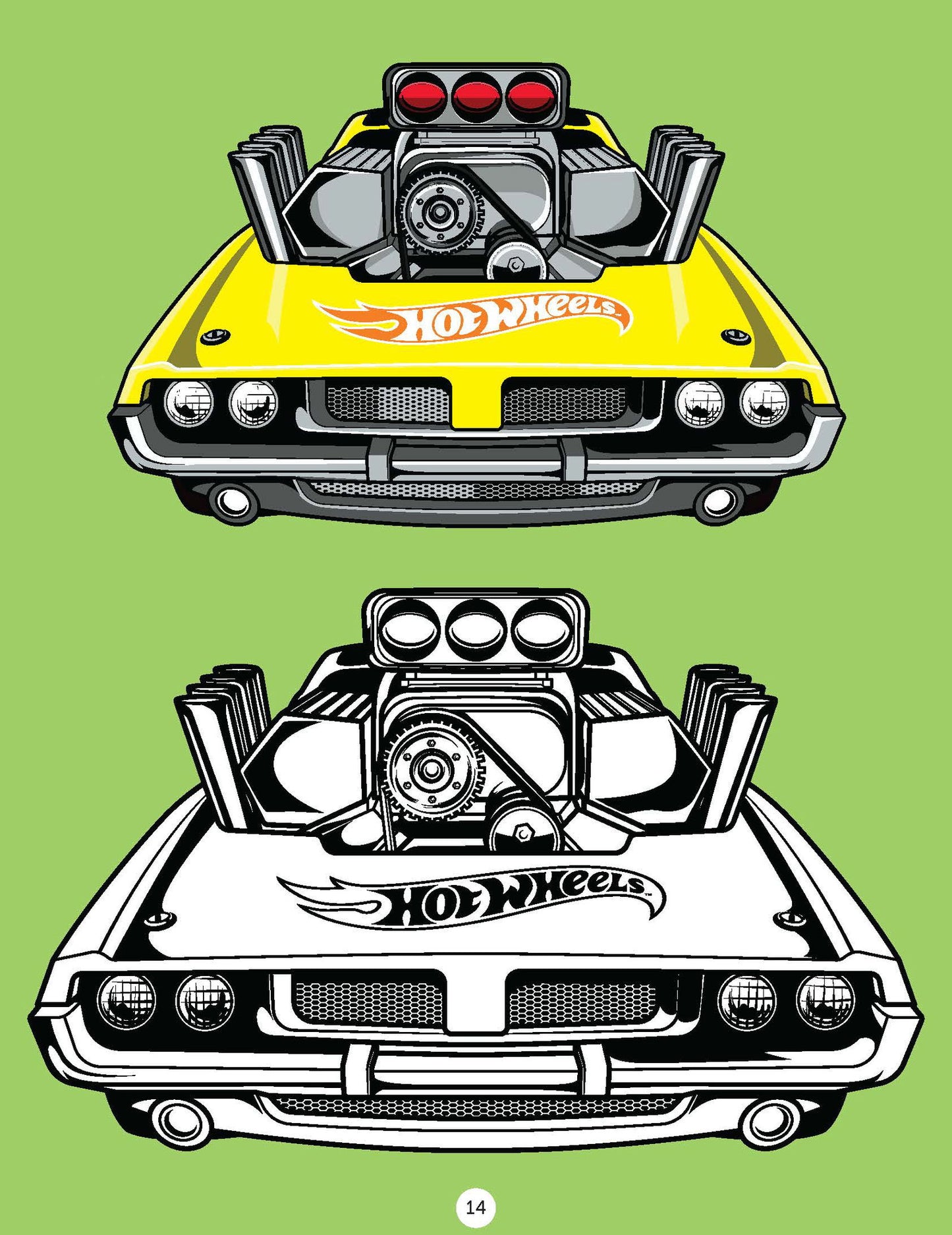 Hot Wheels Copy Colouring Book - Tinycubs - 