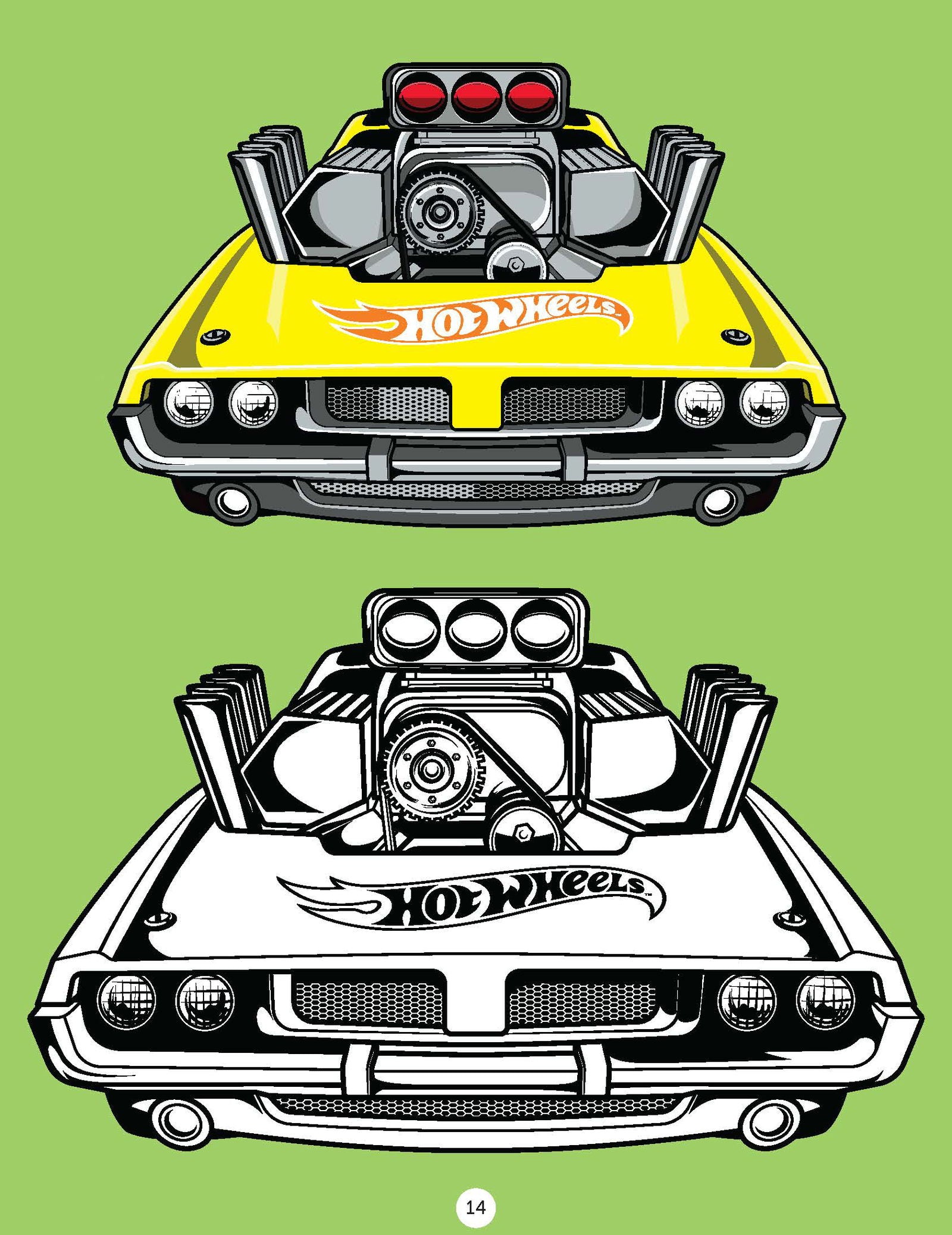 Hot Wheels Copy Colouring Book - Tinycubs - 