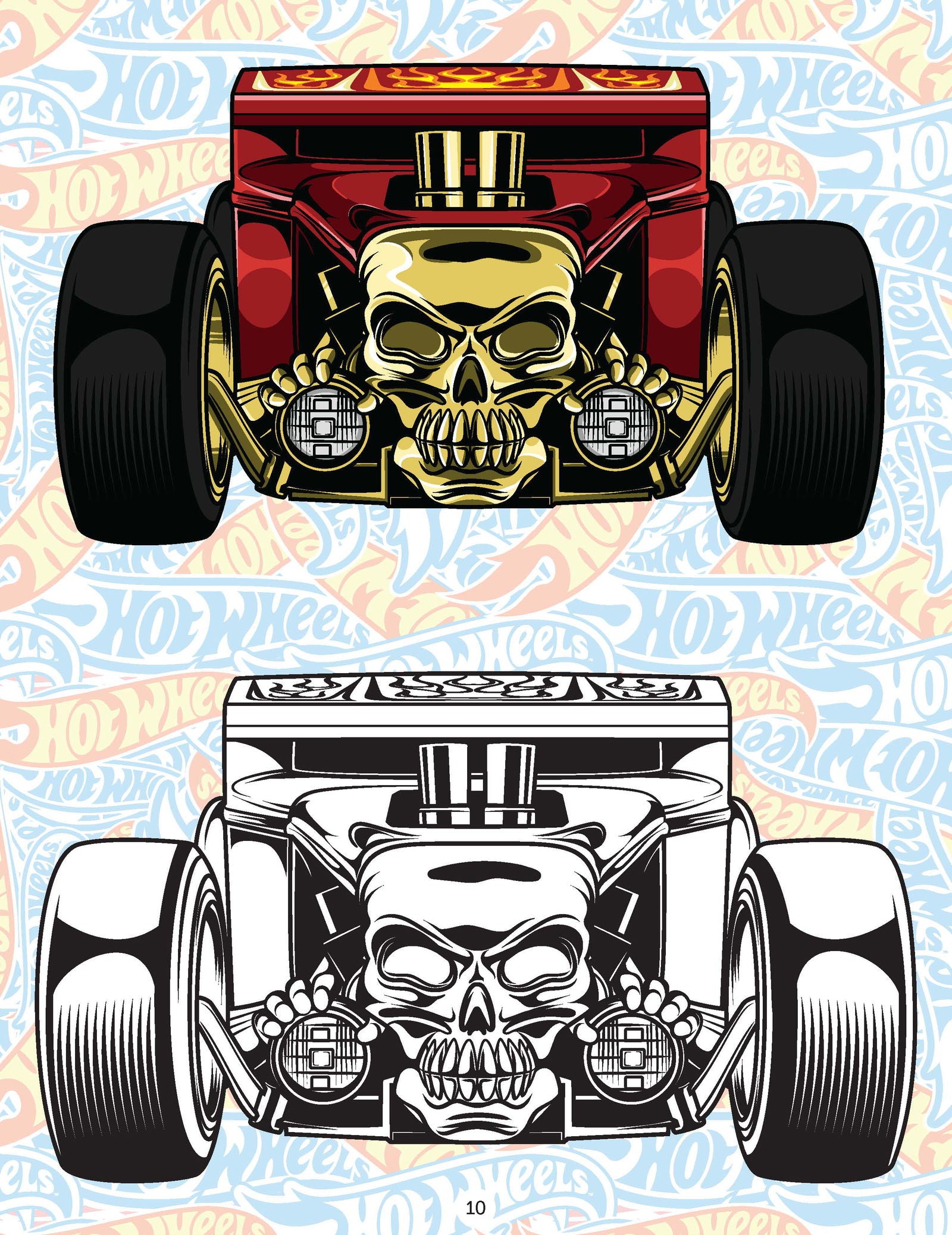Hot Wheels Copy Colouring Book - Tinycubs - 
