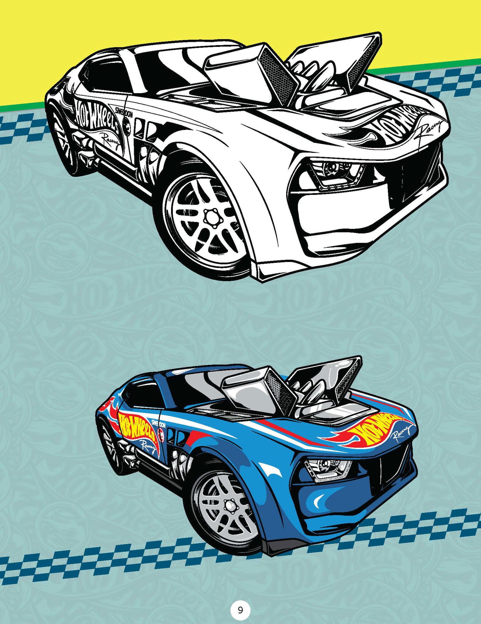Hot Wheels Copy Colouring Book - Tinycubs - 