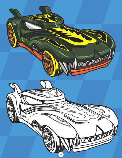 Hot Wheels Copy Colouring Book - Tinycubs - 