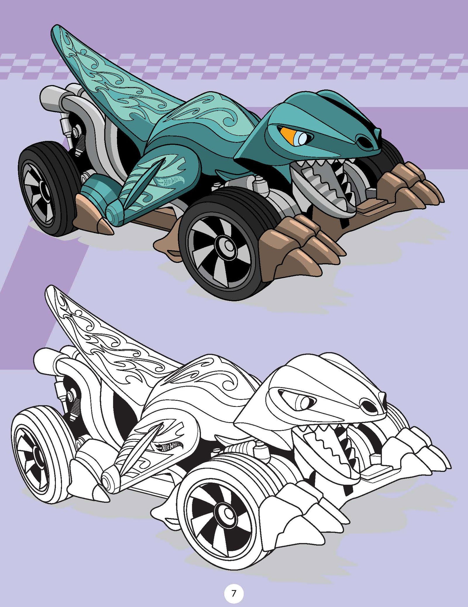 Hot Wheels Copy Colouring Book - Tinycubs - 