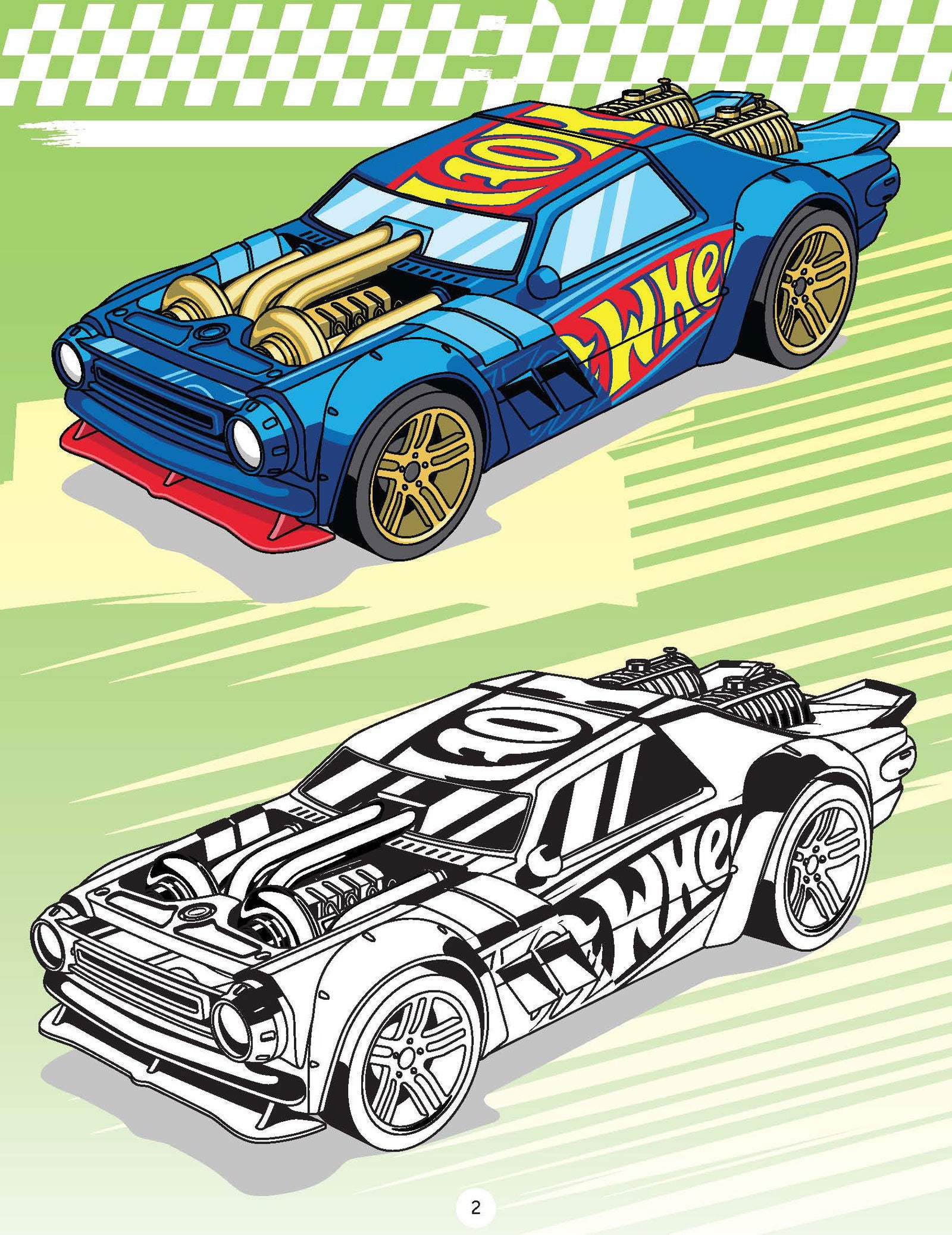 Hot Wheels Copy Colouring Book - Tinycubs - 