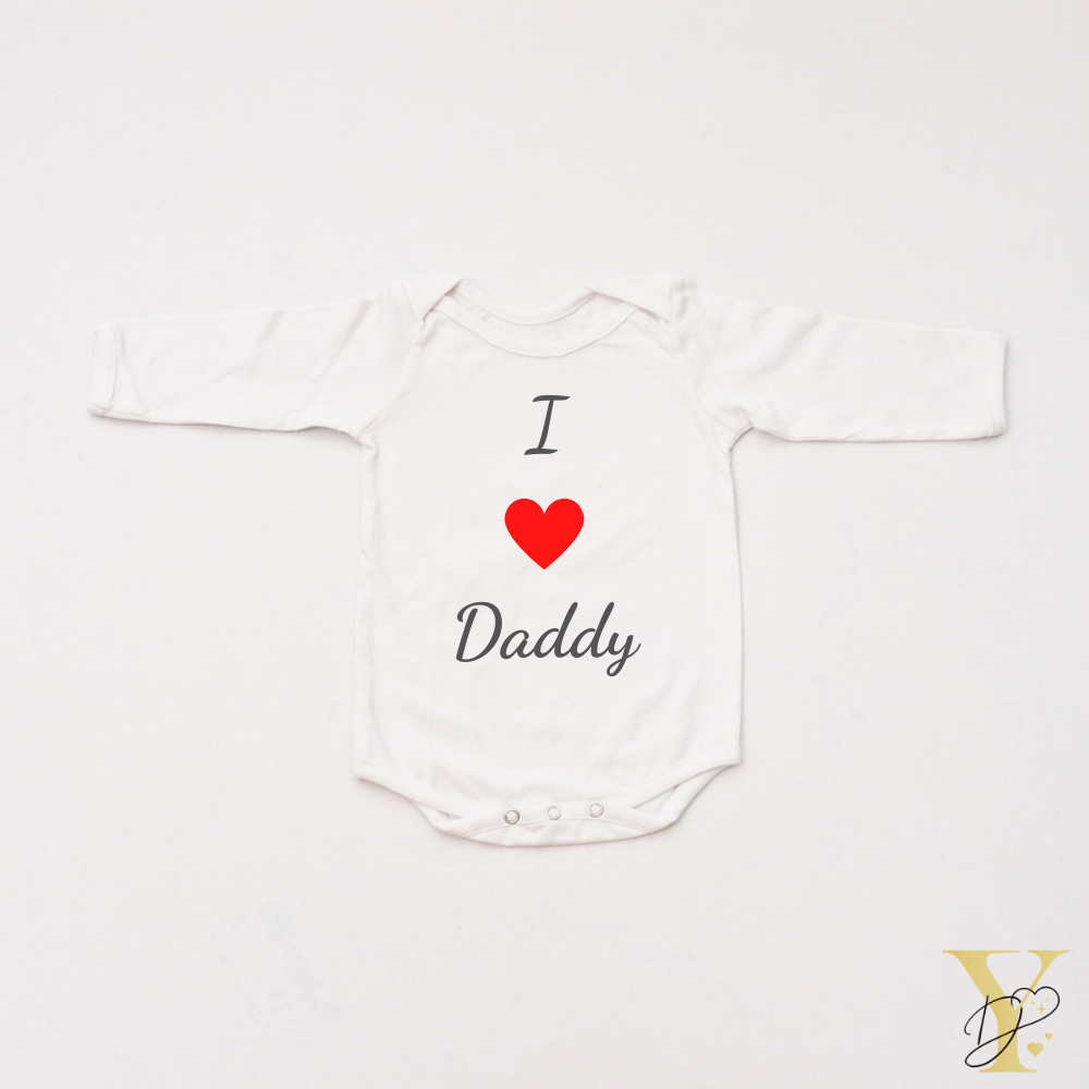 I love Daddy Bodysuit (full sleeves) - Tinycubs - 