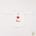 I love Mom Bodysuit (full sleeves) - Tinycubs - 