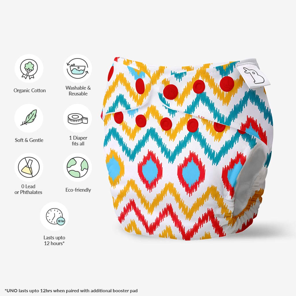 Ikat Chevron Freesize UNO - Tinycubs - 