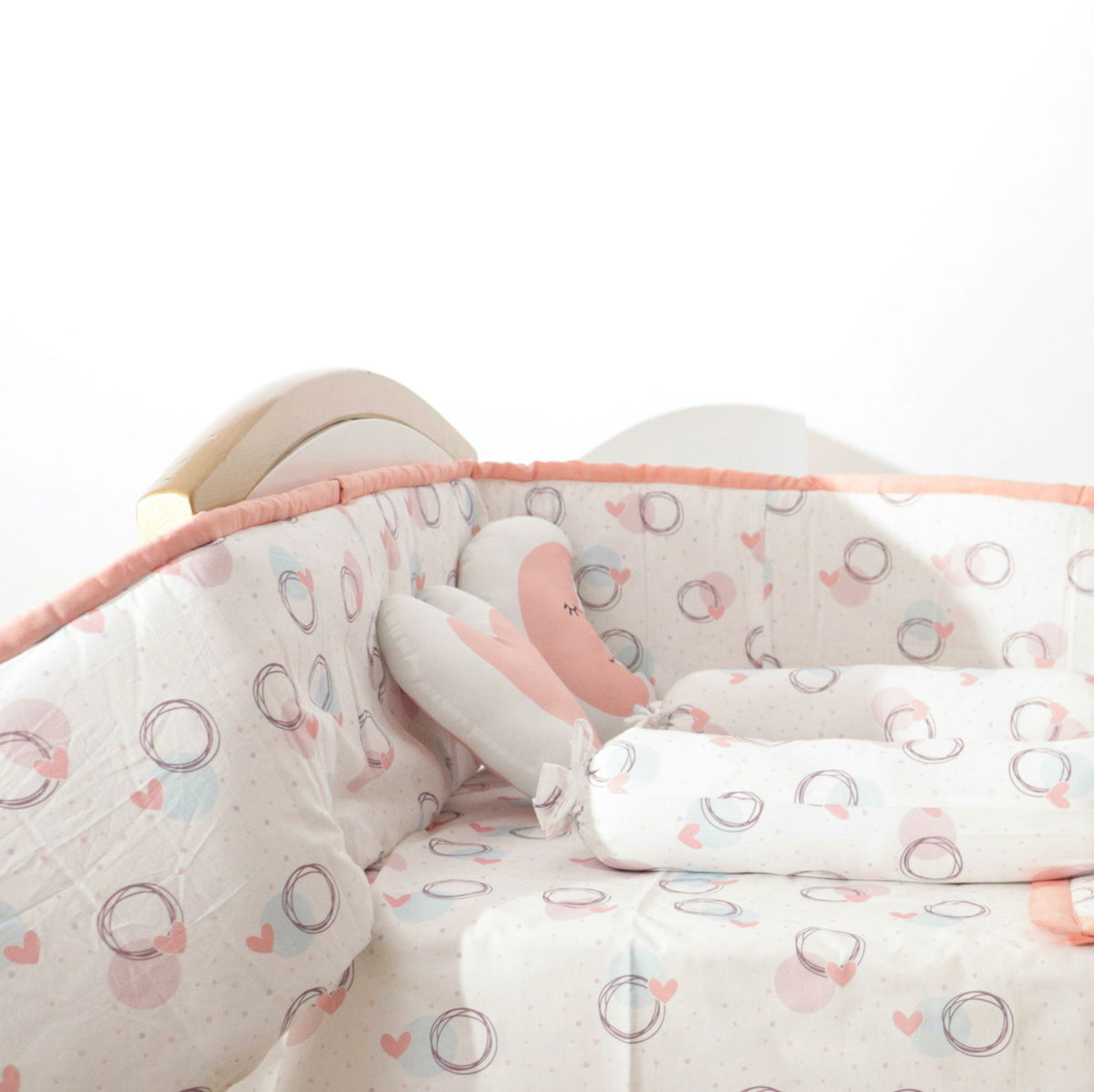 In The Sky - Quilted Cot Bumper - Tinycubs - 