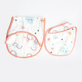 In The Sky - Reversible Bib & Burpy Cloth Set - Tinycubs - 