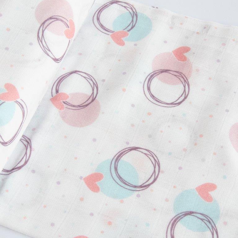 In The Sky - Reversible Bib & Burpy Cloth Set - Tinycubs - 