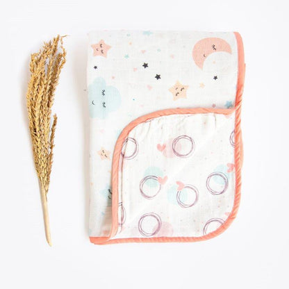 In The Sky - Reversible Muslin Blanket - Tinycubs - 