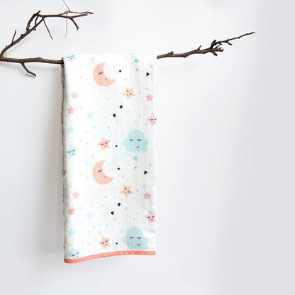 In The Sky - Reversible Muslin Blanket - Tinycubs - 
