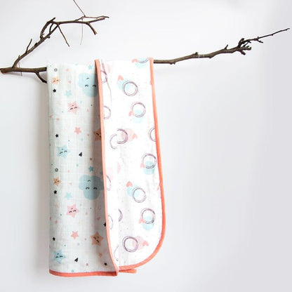 In The Sky - Reversible Muslin Blanket - Tinycubs - 