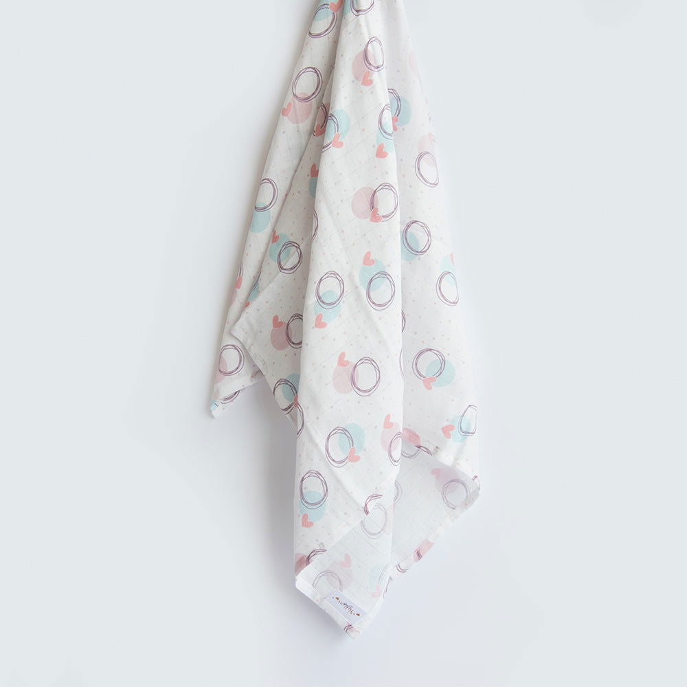 In The Sky & Circle Of Love- Organic Luxury Swaddles Set - Tinycubs - 