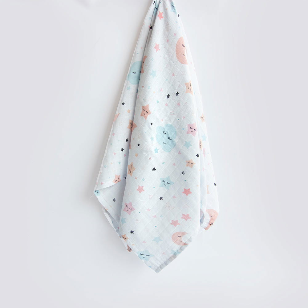 In The Sky & Circle Of Love- Organic Luxury Swaddles Set - Tinycubs - 