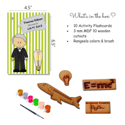 Inventions and Scientists flashcards with Activity - Tinycubs - 