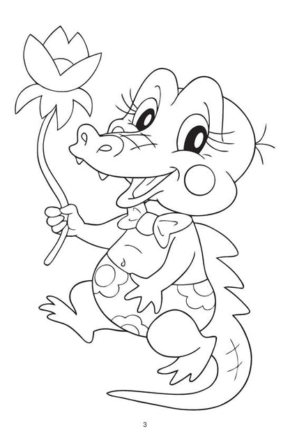 Jumbo Cartoon Colouring Book - 5 - Tinycubs - 