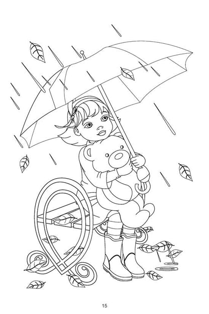 Jumbo Cartoon Colouring Book - 5 - Tinycubs - 