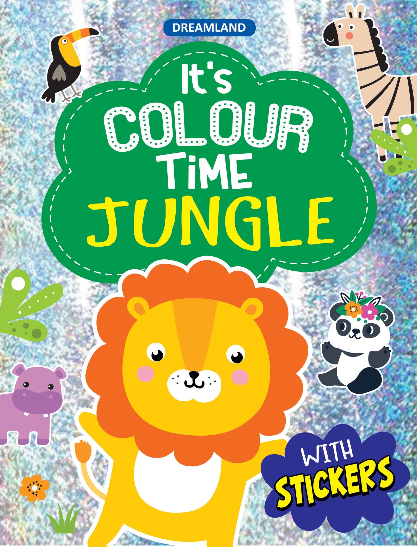 Jungle- It's Colour time with Stickers - Tinycubs - 