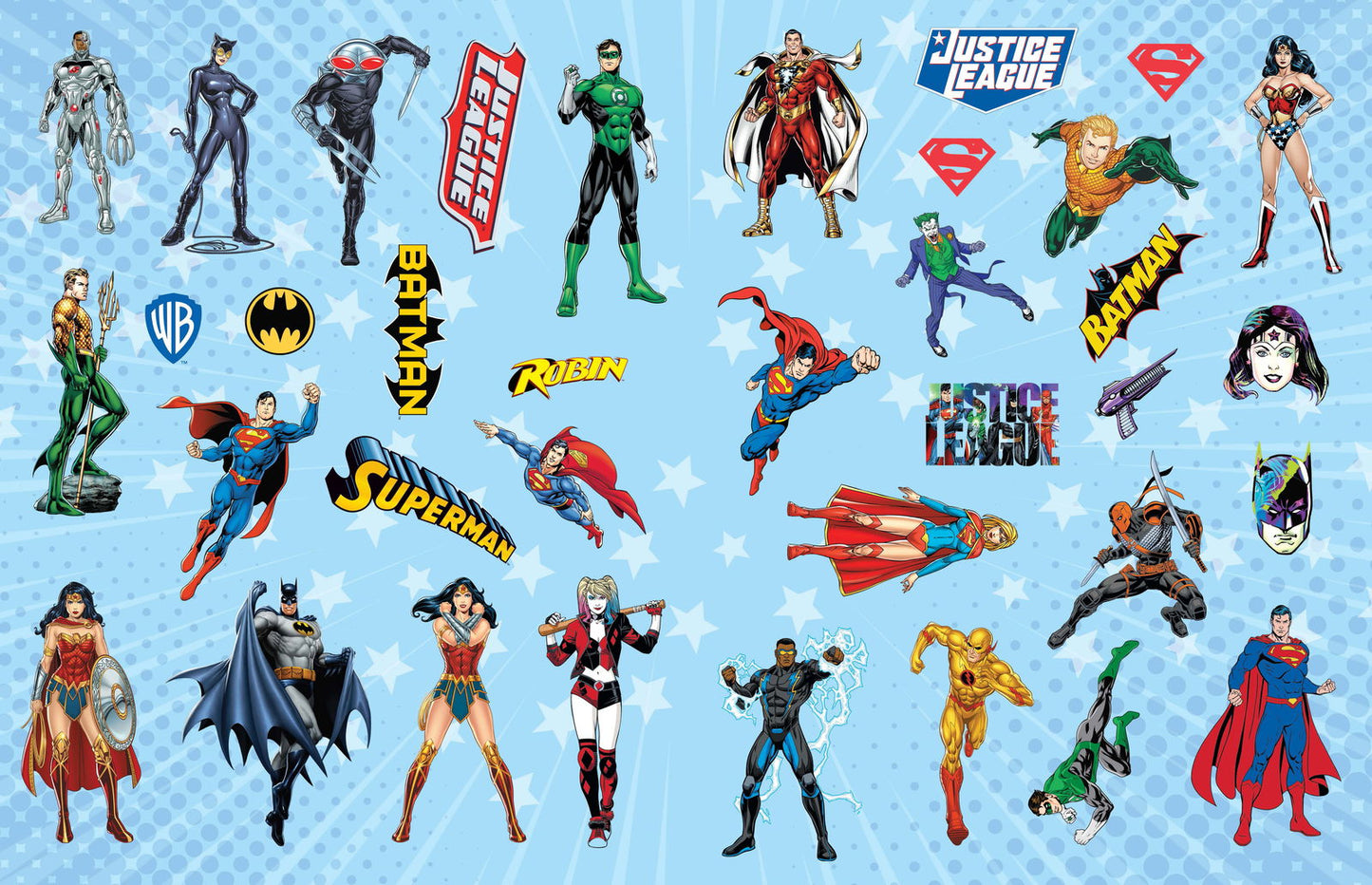 Justice League Stickers Activity and Colouring Book - Tinycubs - 