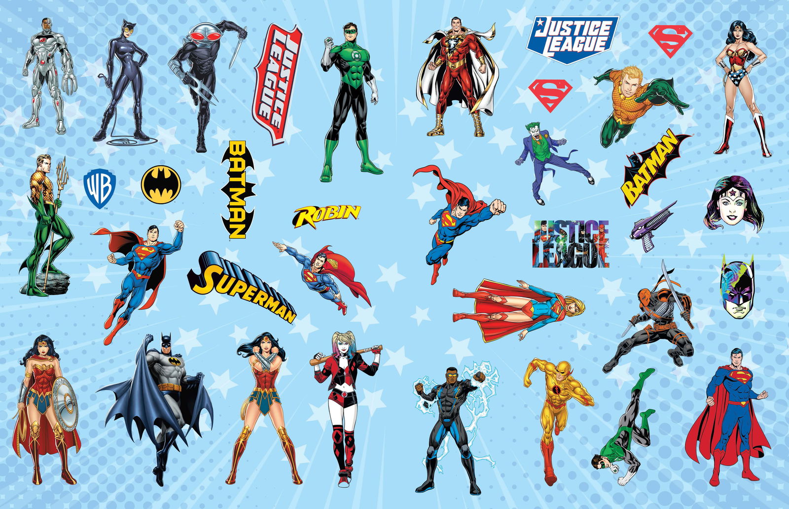Justice League Stickers Activity and Colouring Book - Tinycubs - 