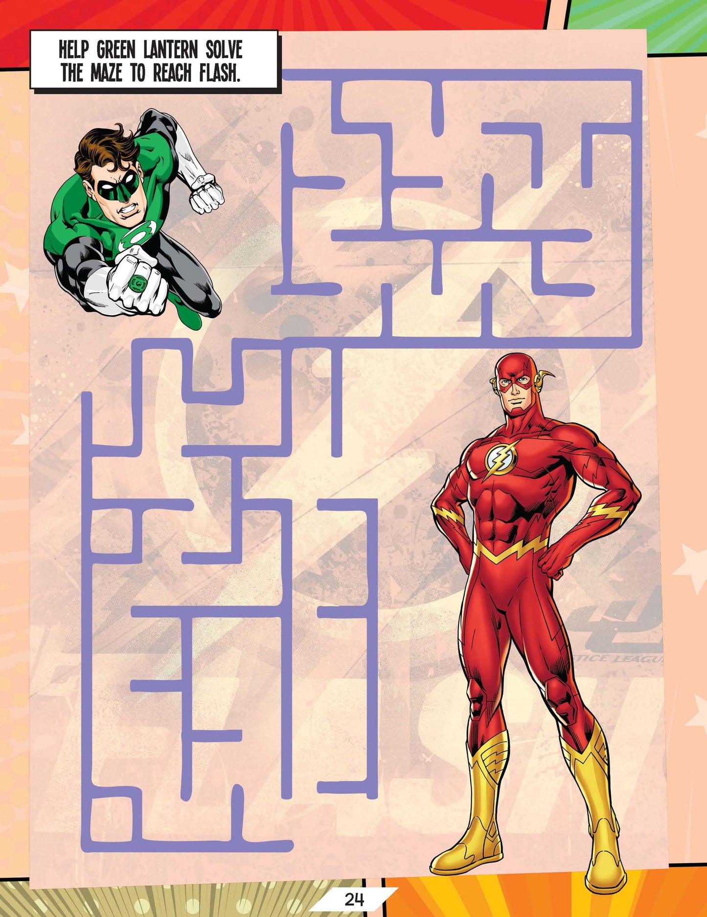 Justice League Stickers Activity and Colouring Book - Tinycubs - 