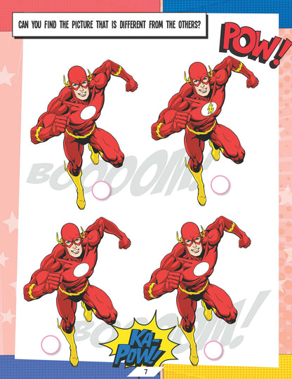 Justice League Stickers Activity and Colouring Book - Tinycubs - 