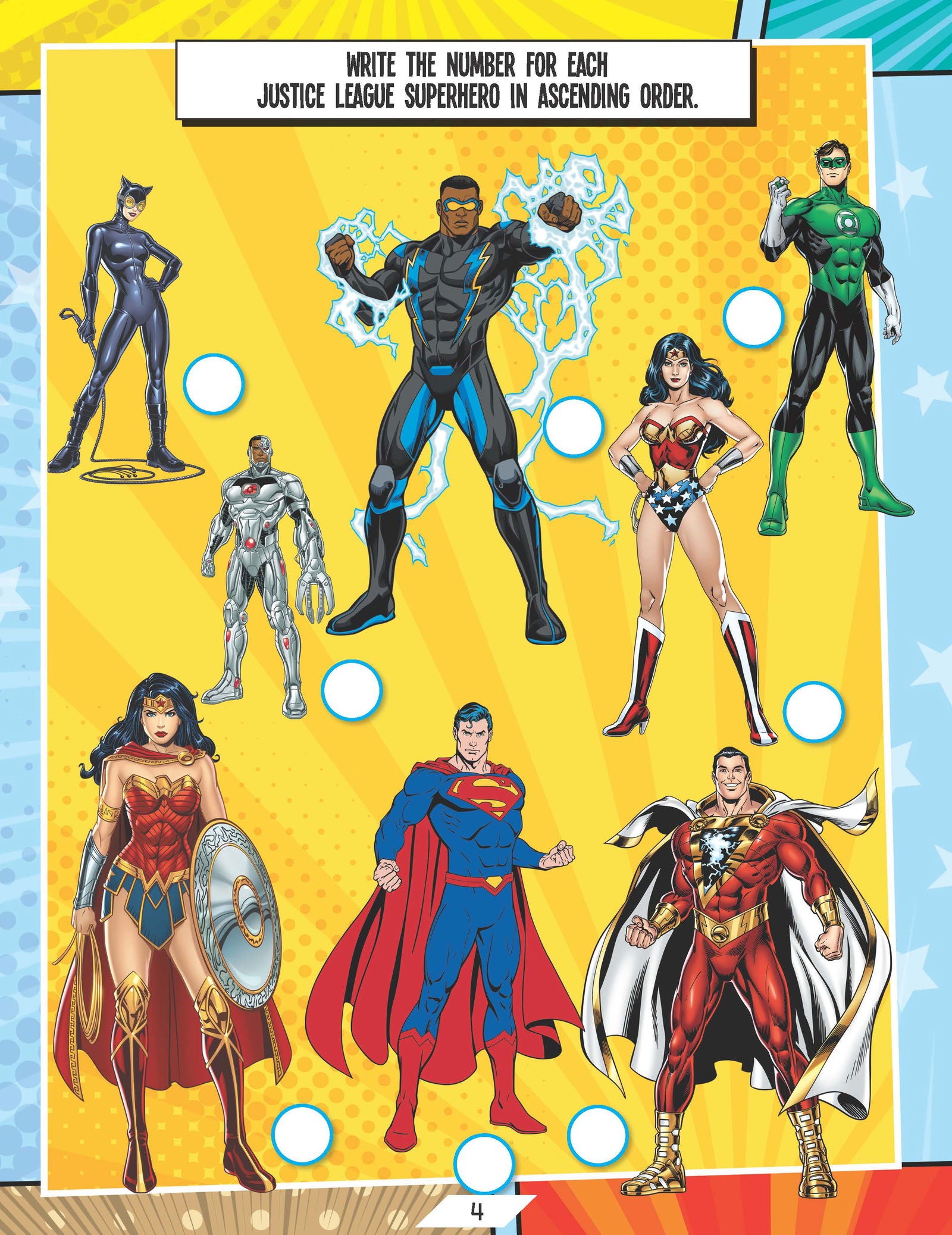 Justice League Stickers Activity and Colouring Book - Tinycubs - 
