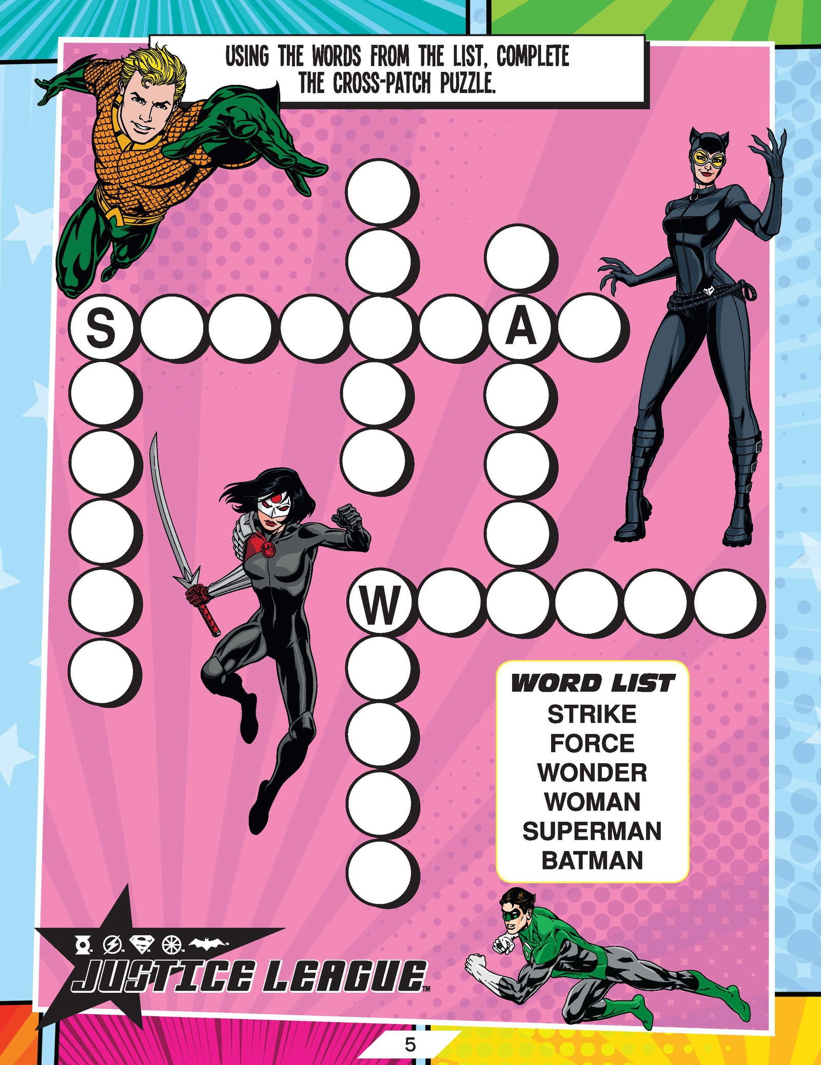 Justice League Stickers Activity and Colouring Book - Tinycubs - 