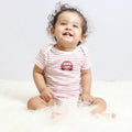 Organic cotton baby bodysuit and pant set with cars design