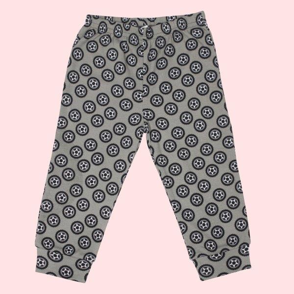 Organic cotton baby bodysuit and pant set with cars design