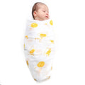 Kaarpas Premium Organic Cotton Muslin Baby Wrap Swaddle with Sky Theme of Sun - Tinycubs - 