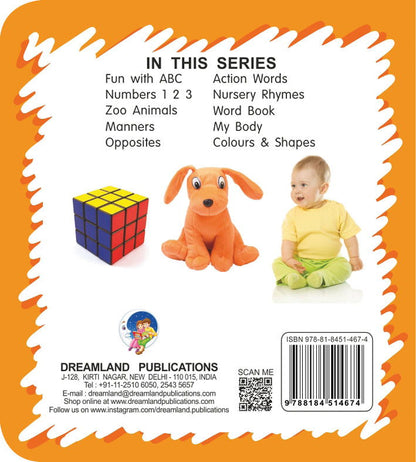 Kiddy Board Book - Colours & Shapes - Tinycubs - 