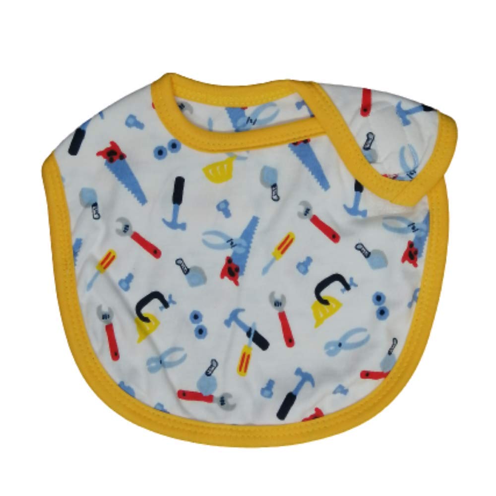 Kindermum 100% Organic Cotton Double Layer Bib- Set of 6 - Tinycubs - 