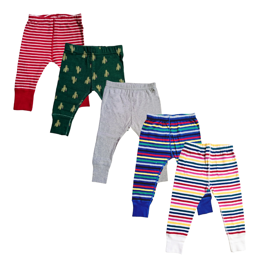 Kindermum Organic Cotton Pajamas Assorted Prints- Pack of 5 - Tinycubs - 