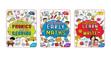 Learn Everyday 3 Books Pack for Children Age 4+ - Tinycubs - 