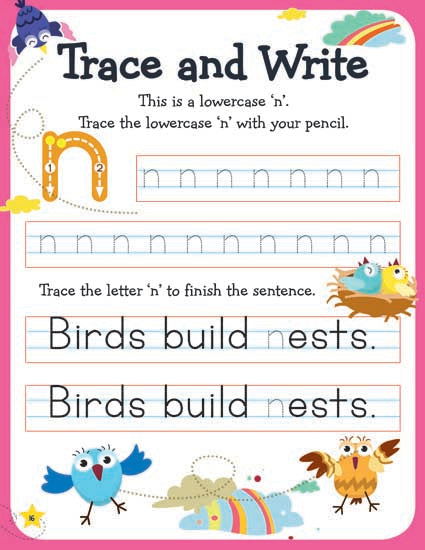 Learn Everyday Trace and Write- Age 3+ - Tinycubs - 