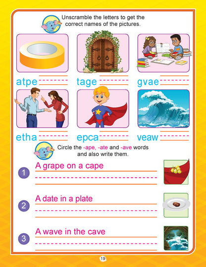 Learn With Phonics Book - 3 - Tinycubs - 