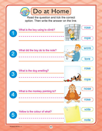 Learn With Phonics Book - 3 - Tinycubs - 