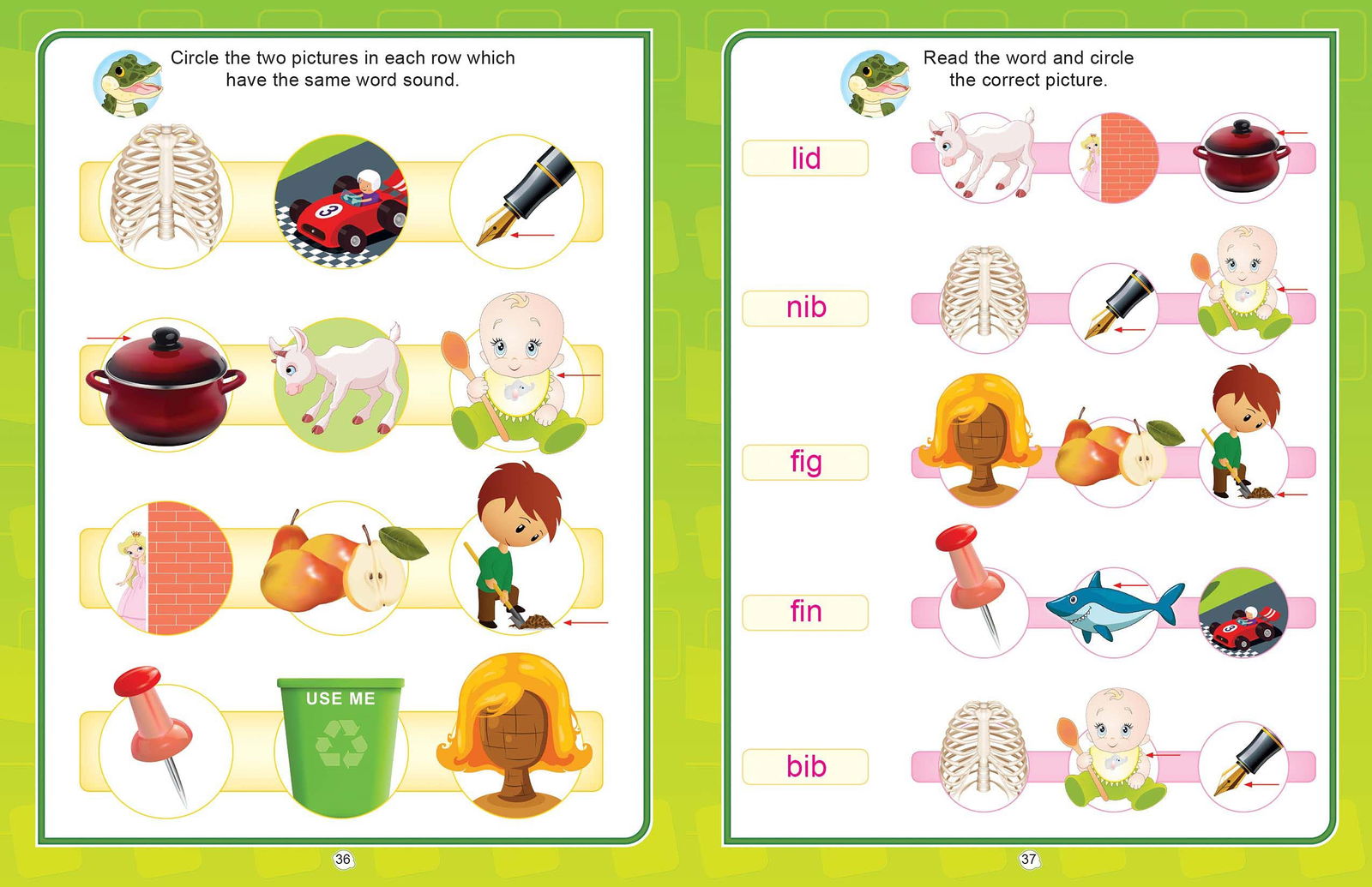 Learn With Phonics Book - Pack (5 Titles) - Tinycubs - 