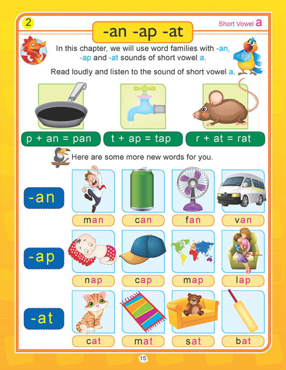 Learn with Phonics pack -1 (3 Titles) - Tinycubs - 