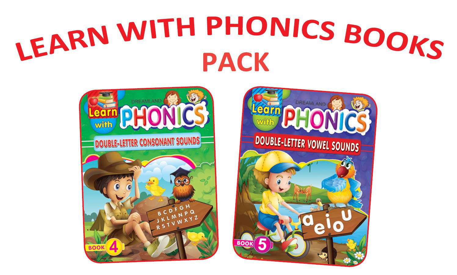 Learn with Phonics pack -2 (2 Titles) - Tinycubs - 