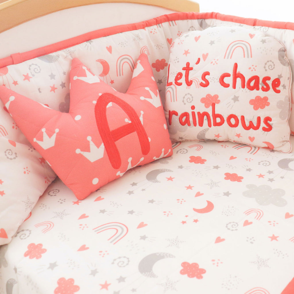 Let's chase rainbows - Throw Cushion - Tinycubs - 