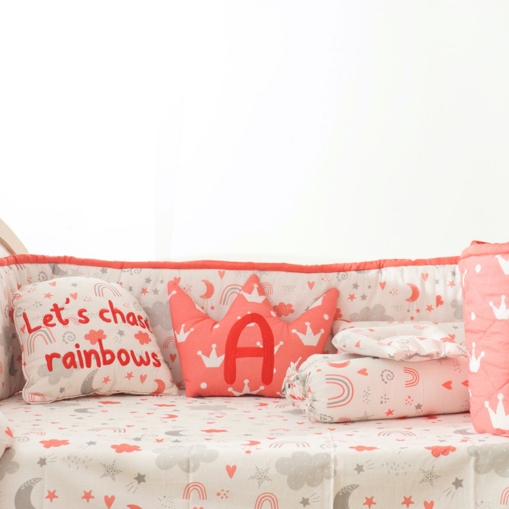 Let's chase rainbows - Throw Cushion - Tinycubs - 