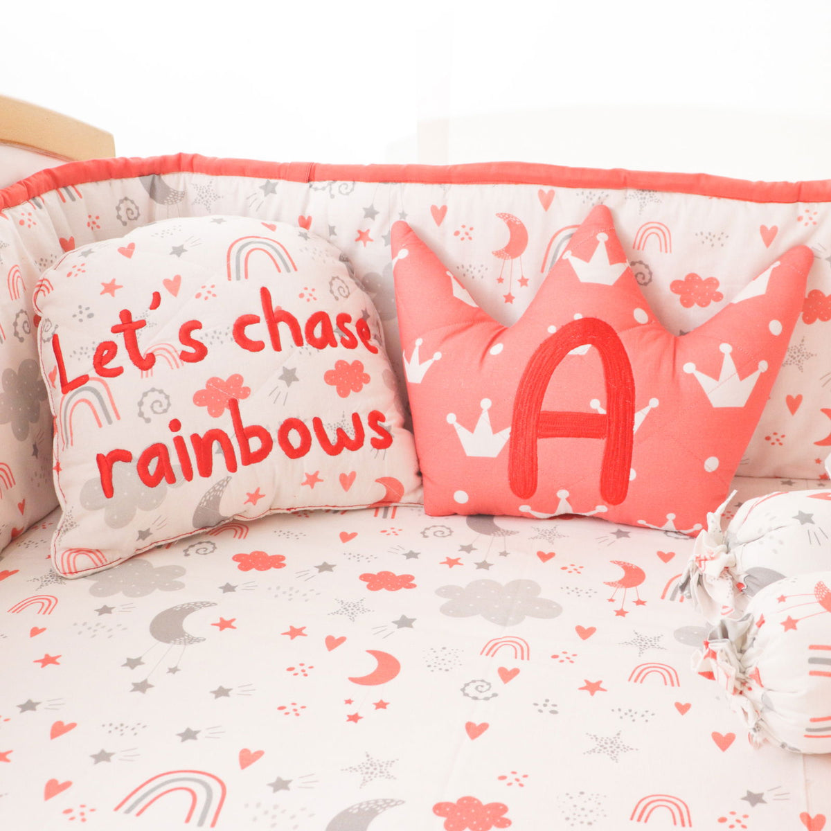 Let's chase rainbows - Throw Cushion - Tinycubs - 