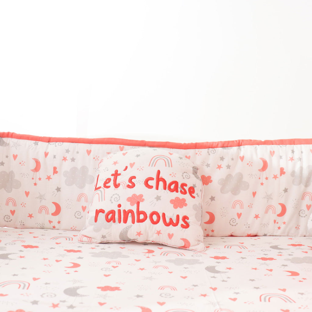 Let's chase rainbows - Throw Cushion - Tinycubs - 